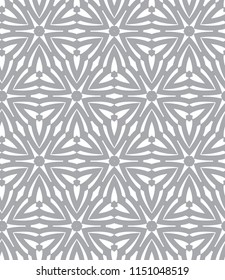 Geometric ornamental vector pattern. Seamless design.