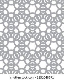 Geometric ornamental vector pattern. Seamless design.