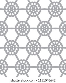 Geometric ornamental vector pattern. Seamless design.