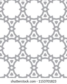 Geometric ornamental vector pattern. Seamless design.