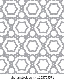 Geometric ornamental vector pattern. Seamless design.