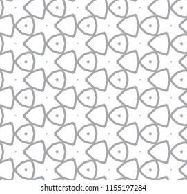 Geometric ornamental vector pattern. Seamless design.
