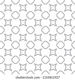 Geometric ornamental vector pattern. Seamless design.