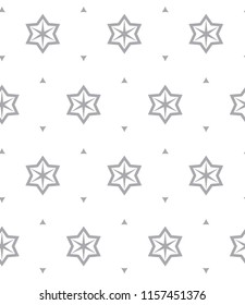 Geometric ornamental vector pattern. Seamless design.