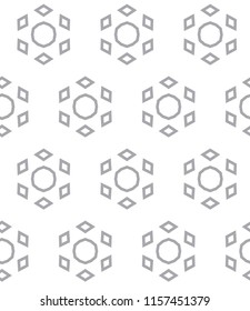 Geometric ornamental vector pattern. Seamless design.