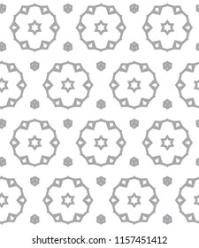 Geometric ornamental vector pattern. Seamless design.