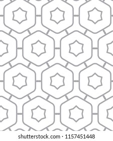 Geometric ornamental vector pattern. Seamless design.