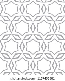 Geometric ornamental vector pattern. Seamless design.