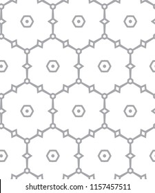 Geometric ornamental vector pattern. Seamless design.