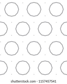 Geometric ornamental vector pattern. Seamless design.