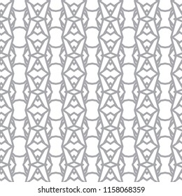 Geometric ornamental vector pattern. Seamless design.