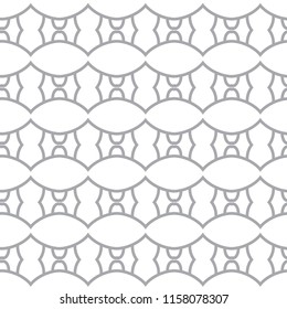 Geometric ornamental vector pattern. Seamless design.