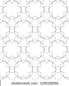 Geometric ornamental vector pattern. Seamless design.