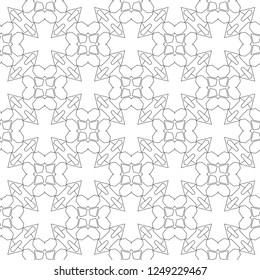 Geometric ornamental vector pattern. Seamless design.