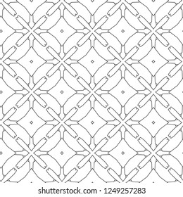 Geometric ornamental vector pattern. Seamless design.
