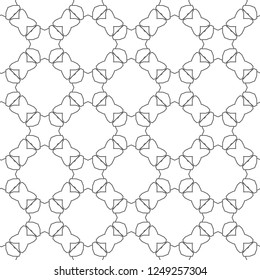 Geometric ornamental vector pattern. Seamless design.