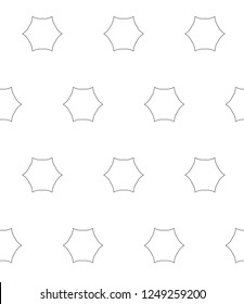 Geometric ornamental vector pattern. Seamless design.