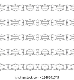 Geometric ornamental vector pattern. Seamless design.