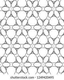 Geometric ornamental vector pattern. Seamless design.