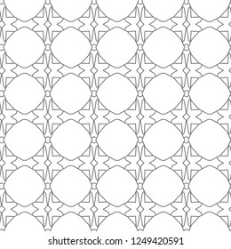 Geometric ornamental vector pattern. Seamless design.