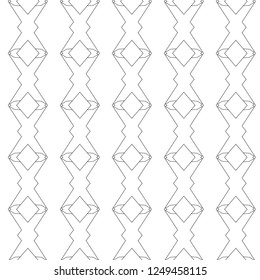 Geometric ornamental vector pattern. Seamless design.