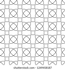 Geometric ornamental vector pattern. Seamless design.