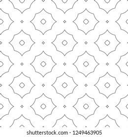 Geometric ornamental vector pattern. Seamless design.