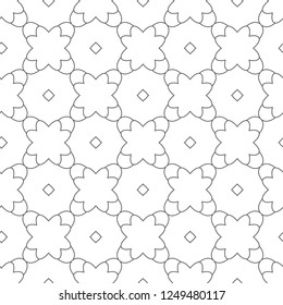 Geometric ornamental vector pattern. Seamless design.