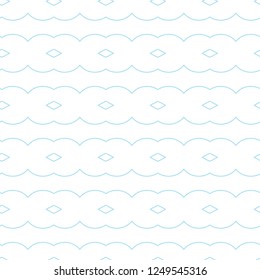 Geometric ornamental vector pattern. Seamless design.
