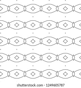 Geometric ornamental vector pattern. Seamless design.