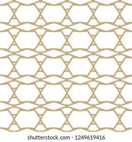 Geometric ornamental vector pattern. Seamless design.