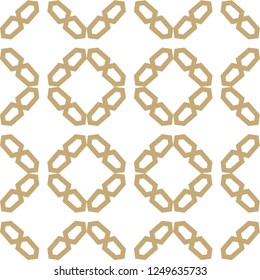 Geometric ornamental vector pattern. Seamless design.