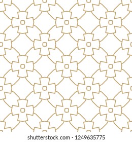 Geometric ornamental vector pattern. Seamless design.