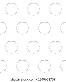Geometric ornamental vector pattern. Seamless design.