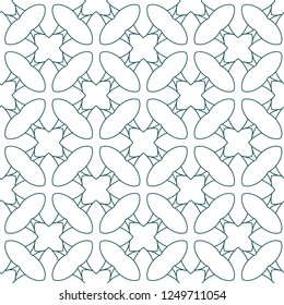 Geometric ornamental vector pattern. Seamless design.
