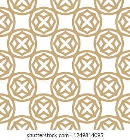 Geometric ornamental vector pattern. Seamless design.