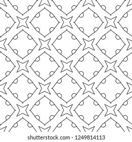 Geometric ornamental vector pattern. Seamless design.