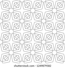 Geometric ornamental vector pattern. Seamless design.