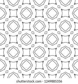 Geometric ornamental vector pattern. Seamless design.