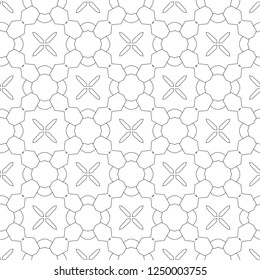 Geometric ornamental vector pattern. Seamless design.