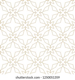 Geometric ornamental vector pattern. Seamless design.