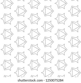 Geometric ornamental vector pattern. Seamless design.