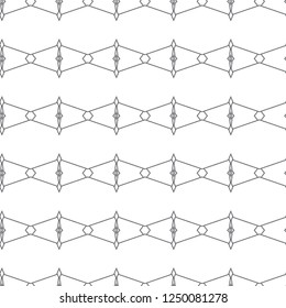 Geometric ornamental vector pattern. Seamless design.