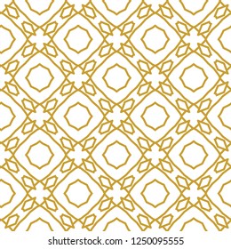 Geometric ornamental vector pattern. Seamless design.