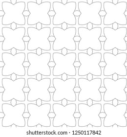 Geometric ornamental vector pattern. Seamless design.