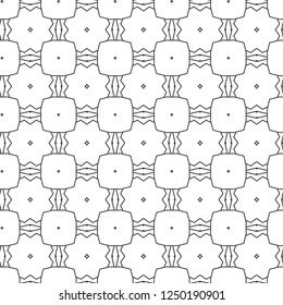Geometric ornamental vector pattern. Seamless design.