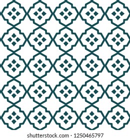 Geometric ornamental vector pattern. Seamless design.