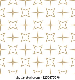 Geometric ornamental vector pattern. Seamless design.