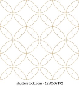 Geometric ornamental vector pattern. Seamless design.