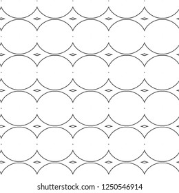 Geometric ornamental vector pattern. Seamless design.